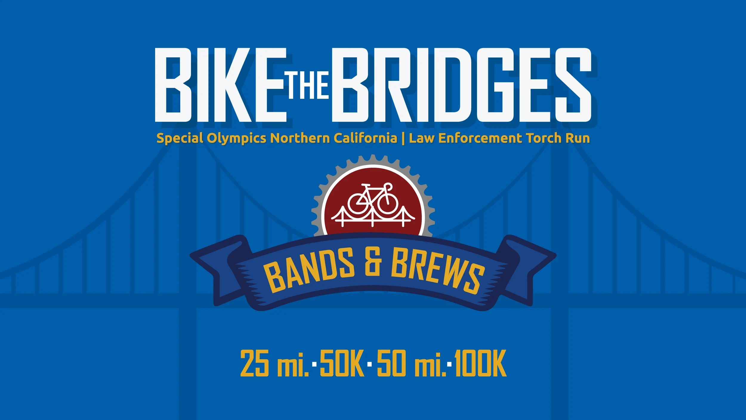 Bike the Bridges | Bands and Brews logo